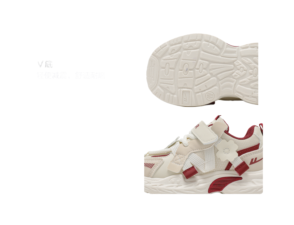 Warrior girls' sports shoes made of synthetic leather, comfortable, versatile, wear-resistant, lightweight, shock-absorbing, low top, girls' casual shoes for children  VJSNEAKER