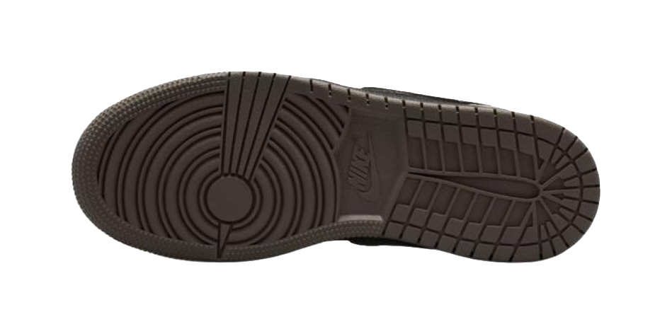 Jordan Air Jordan 1 Low top Childrens Basketball Shoes Brown Black Unisex  vjsneaker.com