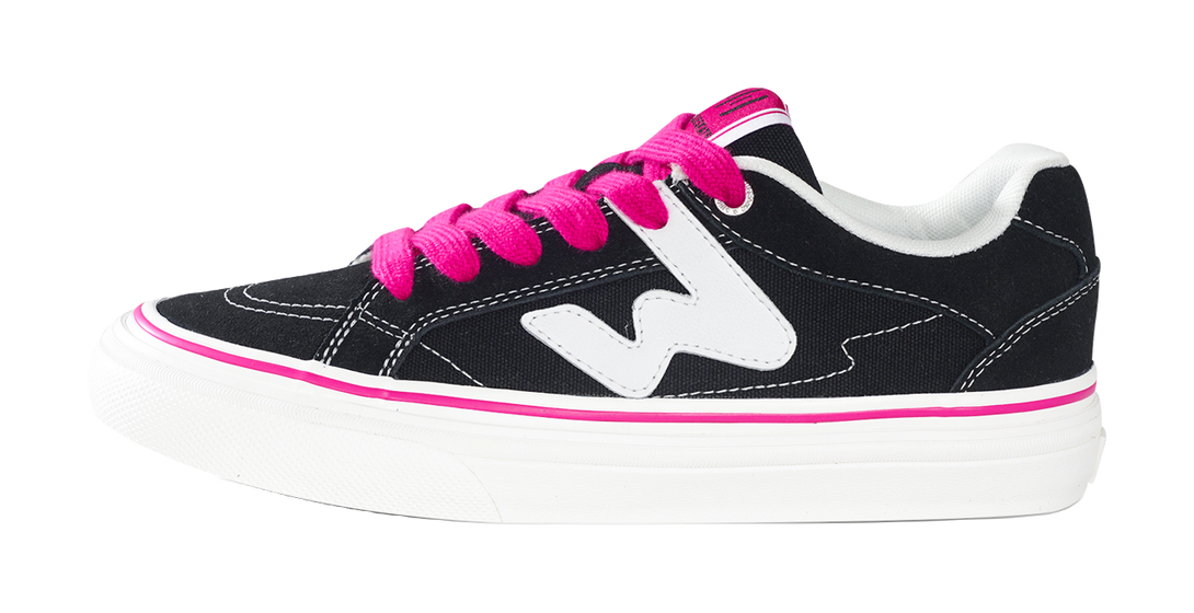 Ollieskate Wear resistant And Lightweight Low Top Skateboard Shoes Unisex Black 