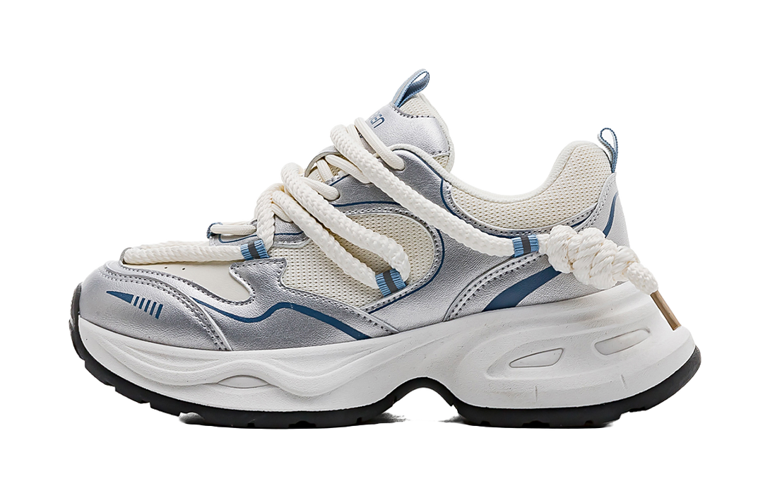 RENBEN Abrasion Resistant Breathable Coverage Balance Height Increasing Low top Chunky Sneakers Unisex 