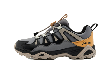 Jordan Journey Comfortable, Versatile, Simple, Anti slip, Wear resistant, Waterproof, Low cut Outdoor Shoes, Deep Brown Grey/Black, Children's Edition  VJSNEAKER