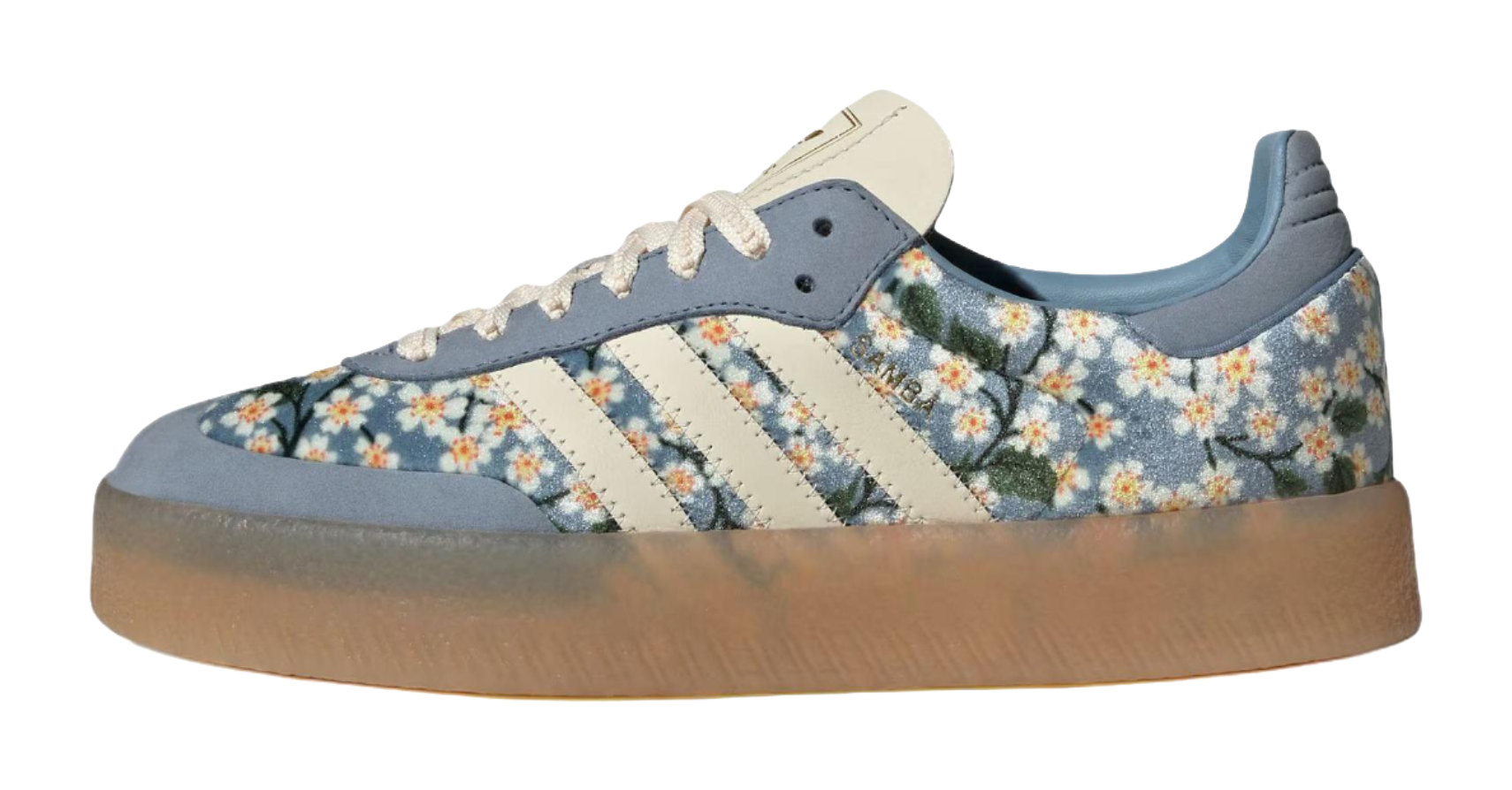 Sambae Liberty London x Sambae Wmns Adidas Originals Blue Cream White Womens  VJSNEAKER
