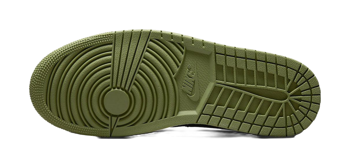 Jordan 1 Mid Se Craft Anthracite Light Olive  vjsneaker.com