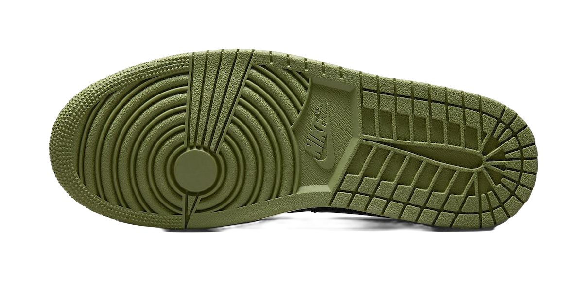 Jordan 1 Mid Se Craft Anthracite Light Olive  vjsneaker.com