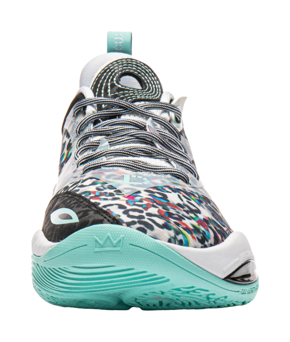 Li Ning DLO2 Low top Basketball Shoes Unisex White Black
