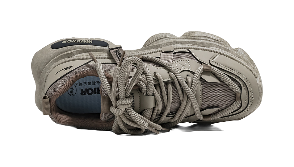 Warrior Breathable And Lightweight Low top Chunky Sneakers Mens  vjsneaker.com