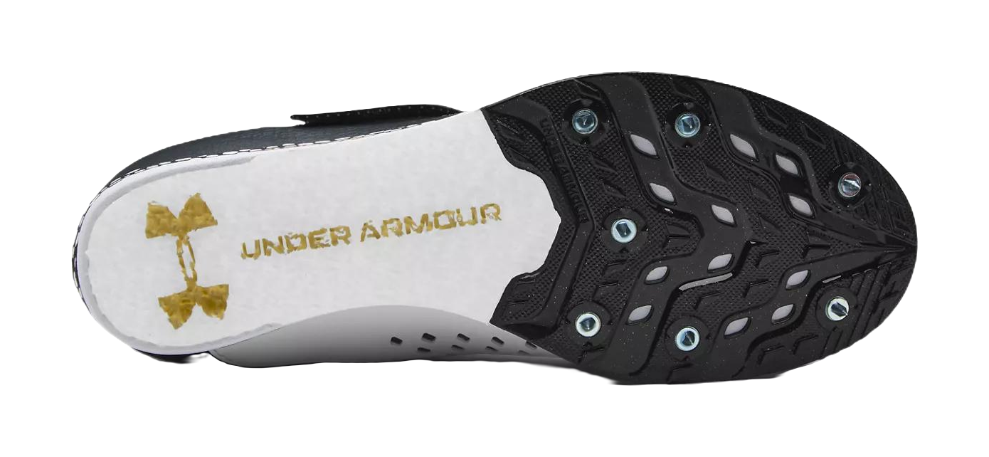 Under Armour Hovr Skyline Tj Track Spikes Jet Grey White  vjsneaker.com