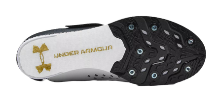 Under Armour Hovr Skyline Tj Track Spikes Jet Grey White  vjsneaker.com