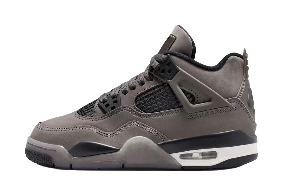 Jordan Air Jordan 4 Mid top Childrens Basketball Shoes Gray Black Unisex  VJSNEAKER