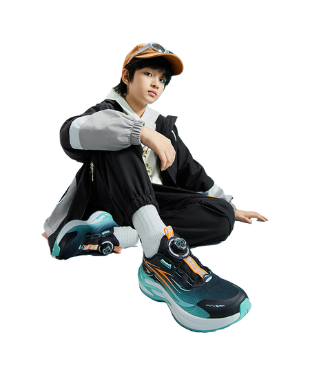 Antakids Chiyan Rebound Breathable Lightweight Cushioning Low top Kids Running Shoes Kids  VJSNEAKER