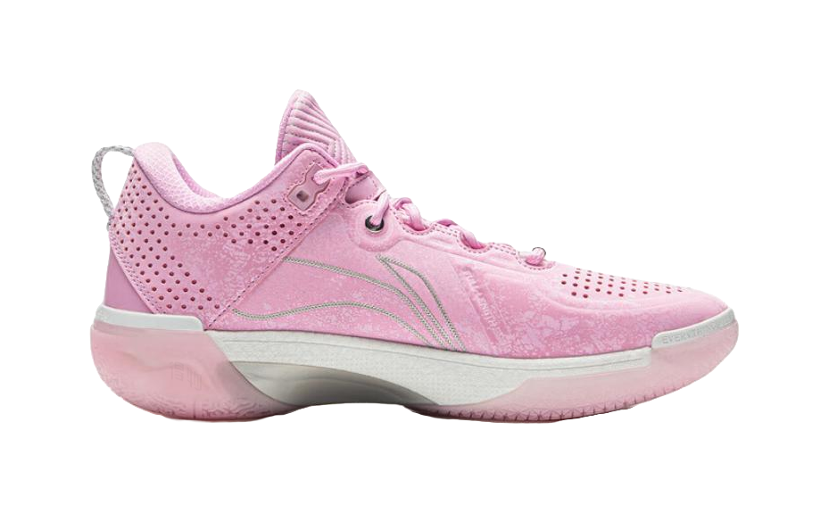 LiNing Wode Phantom 6 Cushioning Anti-Slip And Wear-Resistant Lightweight Rebound Low-Top Basketball Shoes Mens Pink  VJSNEAKER