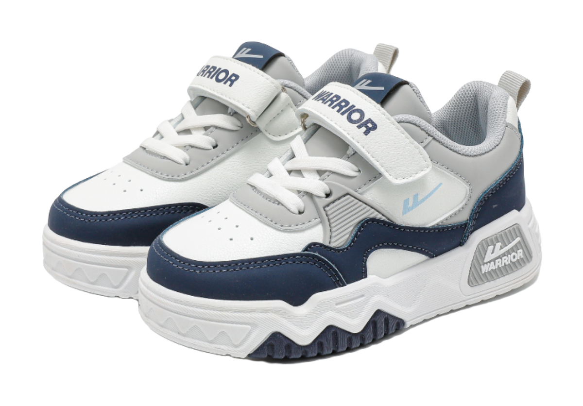 Warrior Boys Athletic Shoes Breathable Lightweight Cushioning Low top Girl Skateboard Shoes Kids  VJSNEAKER