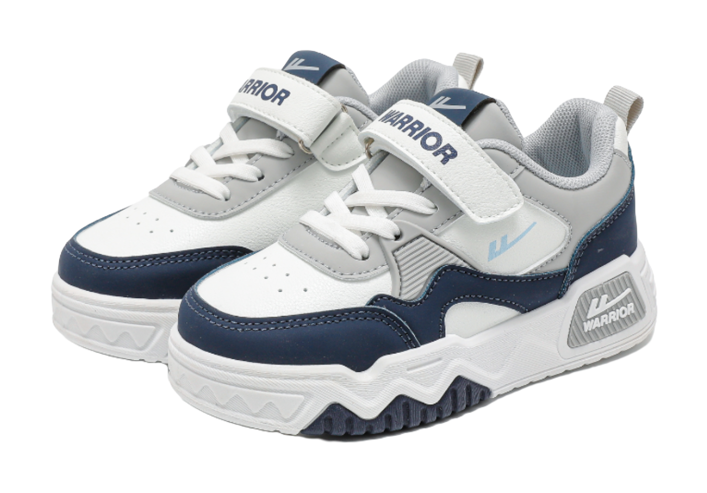 Warrior Boys Athletic Shoes Breathable Lightweight Cushioning Low top Girl Skateboard Shoes Kids  VJSNEAKER