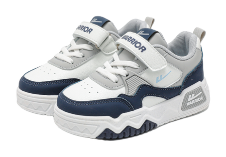 Warrior Boys Athletic Shoes Breathable Lightweight Cushioning Low top Girl Skateboard Shoes Kids  VJSNEAKER