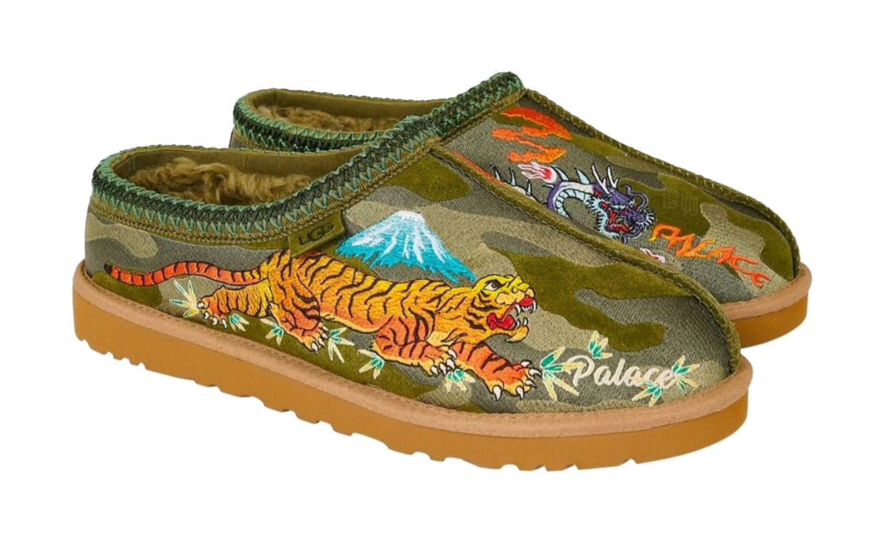 UGG Tasman Slipper Palace Burnt Olive Camo  vjsneaker.com