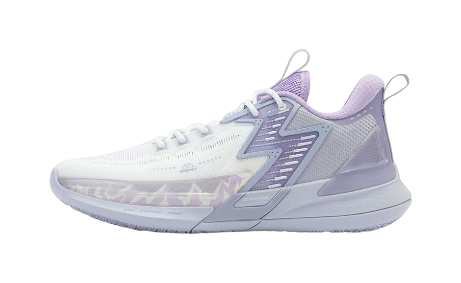 361° Big3 4.0 SWITCH Snow Mountains Comfortable Slip Resistant Abrasion Resistant Low top Basketball Shoes Mens Purple  vjsneaker.com