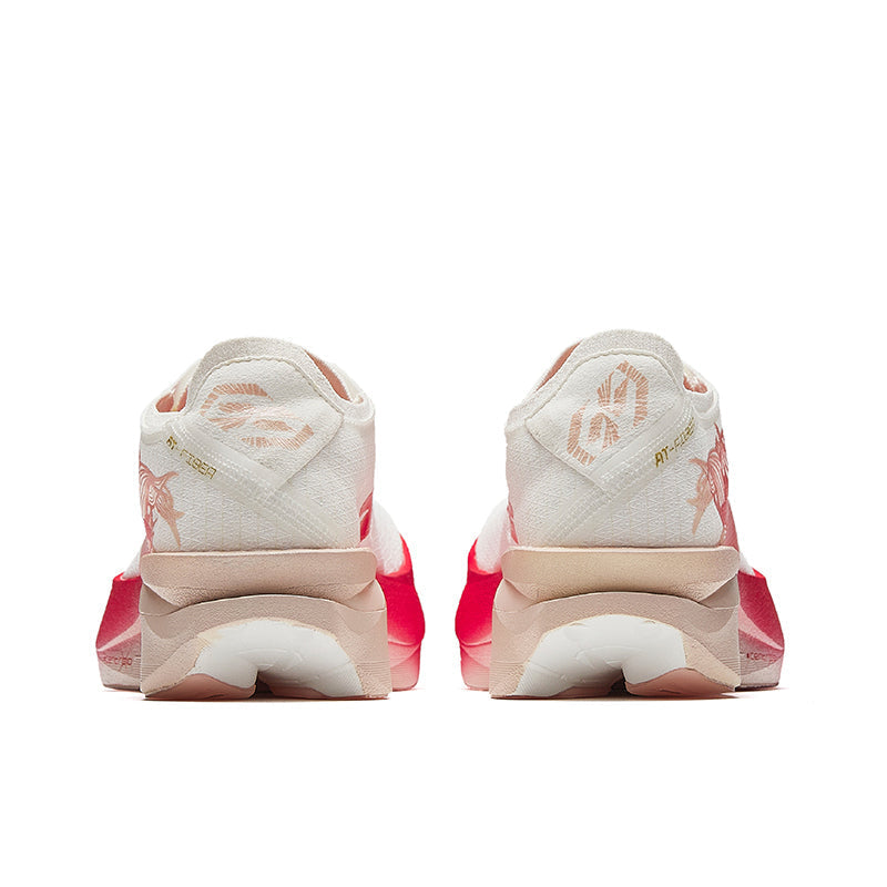 Anta C202 G9 2 "Running Horse" x Xu Beihong 122615573-1 - Marathon Racing Shoe Women White Red Pink