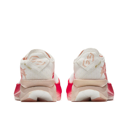 Anta C202 G9 2 "Running Horse" x Xu Beihong 122615573-1 - Marathon Racing Shoe Women White Red Pink