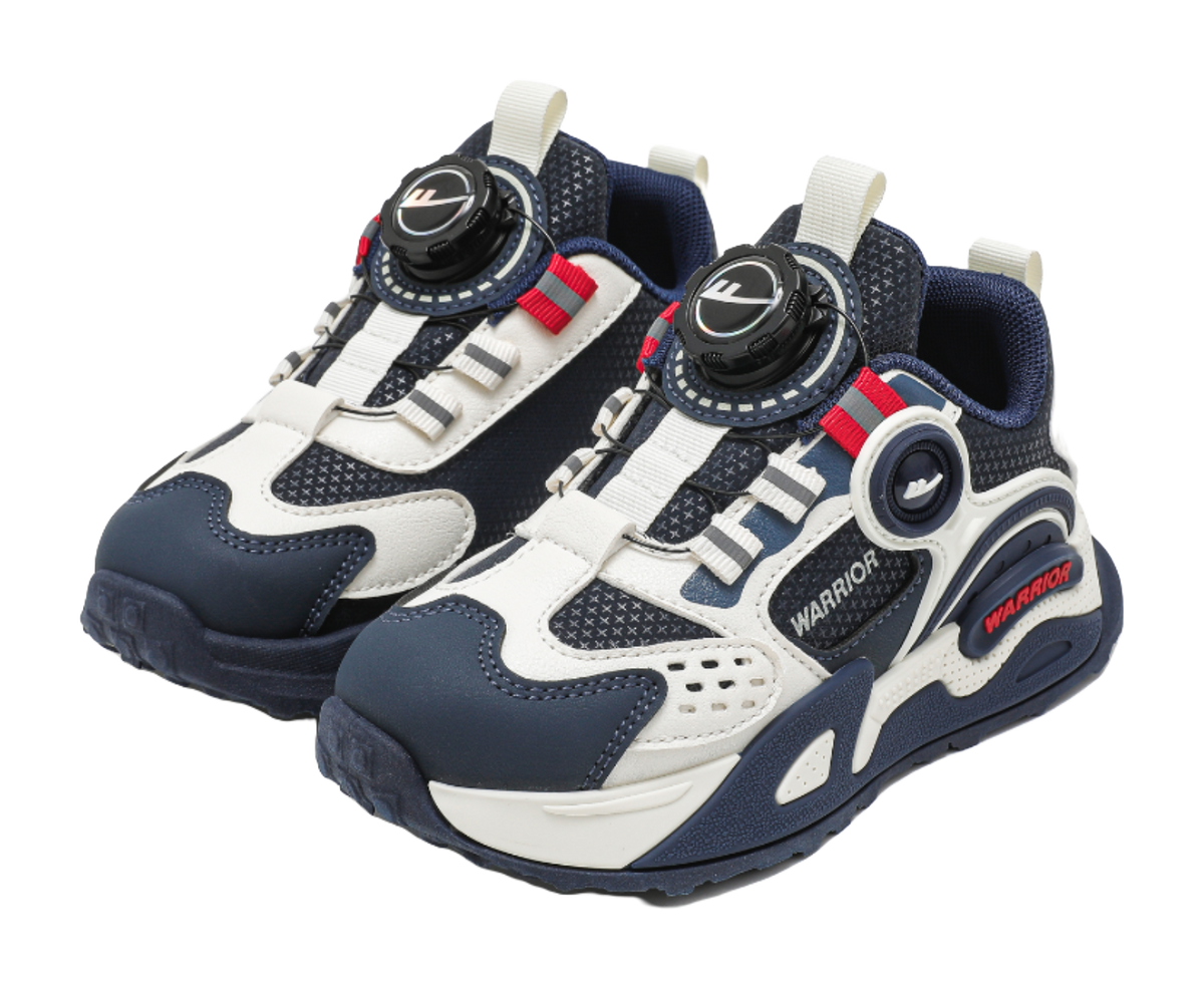 Warrior Warrior Boys' Sports Shoes Synthetic Leather Comfortable, Versatile, Lightweight, Shock Absorbed, Low cut Girls' Casual Shoes for Children  VJSNEAKER