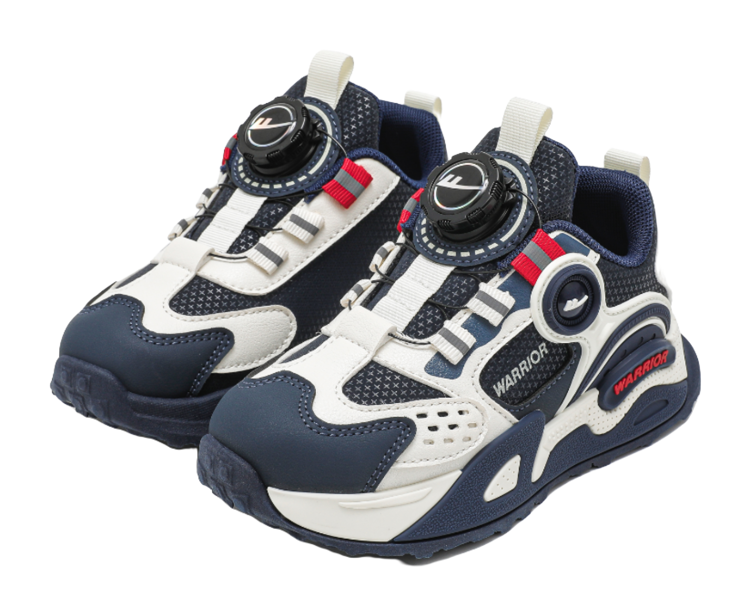 Warrior Warrior Boys' Sports Shoes Synthetic Leather Comfortable, Versatile, Lightweight, Shock Absorbed, Low cut Girls' Casual Shoes for Children  VJSNEAKER