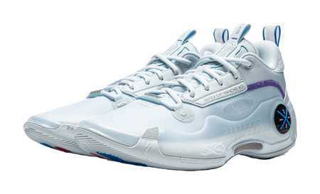 LiNing WOW 10 Way Of Wade 10 Slip Resistant Abrasion Resistant Low top Basketball Shoes Mens Light Blue  VJSNEAKER