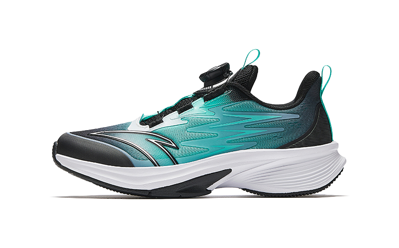 Antakids Lurid Wave Abrasion Resistant Rebound Breathable Lightweight Cushioning Low top Kids' Running Shoes Teenagers 