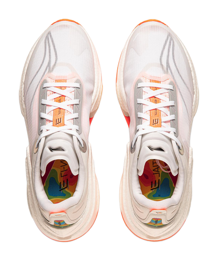 Li Ning Shadow 3 Essential Cushioning Support Rebound Low top Casual Running Shoes Mens Standard White  VJsneaker