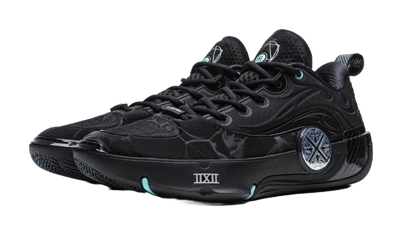 LiNing WOW12 Cushioning Slip Resistant Abrasion Resistant Breathable Rebound Grip Low top Basketball Shoes Mens Black  VJSNEAKER