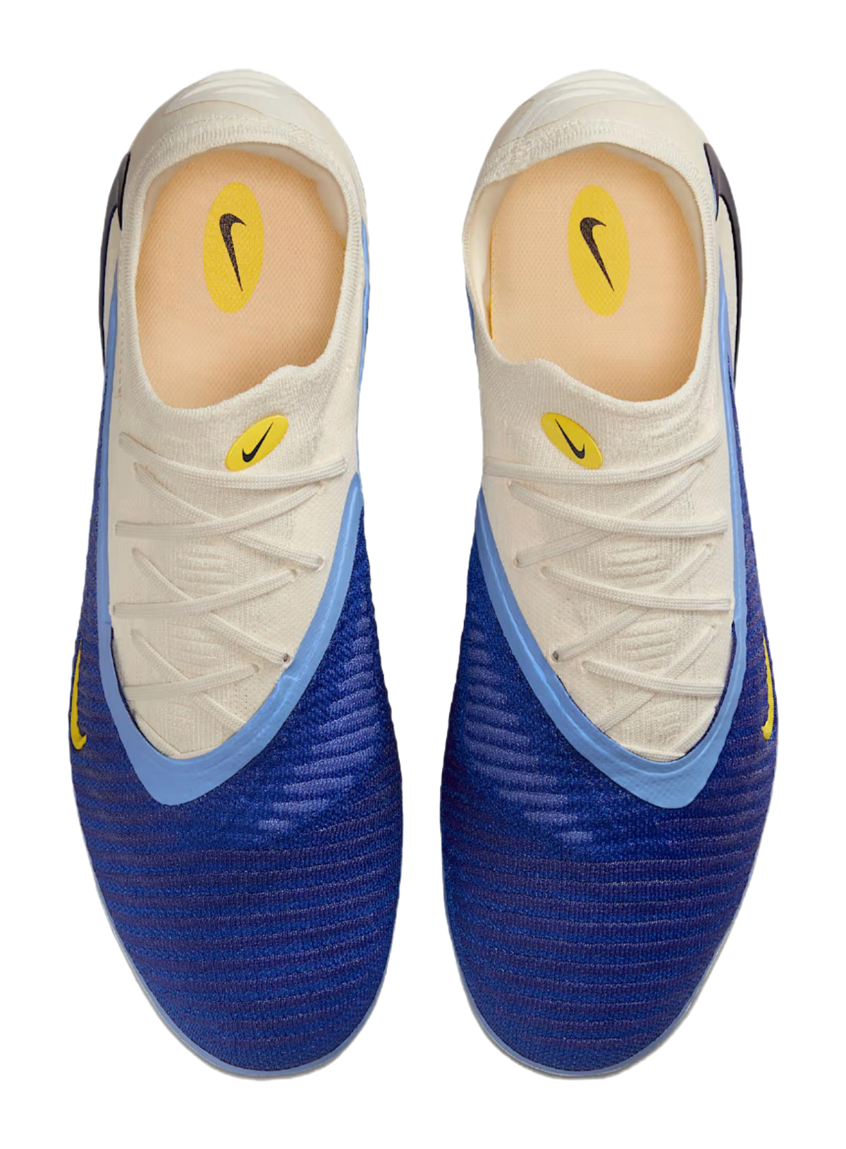 Nike Abrasion Resistant Soccer Shoes Mens White Blue  vjsneaker.com