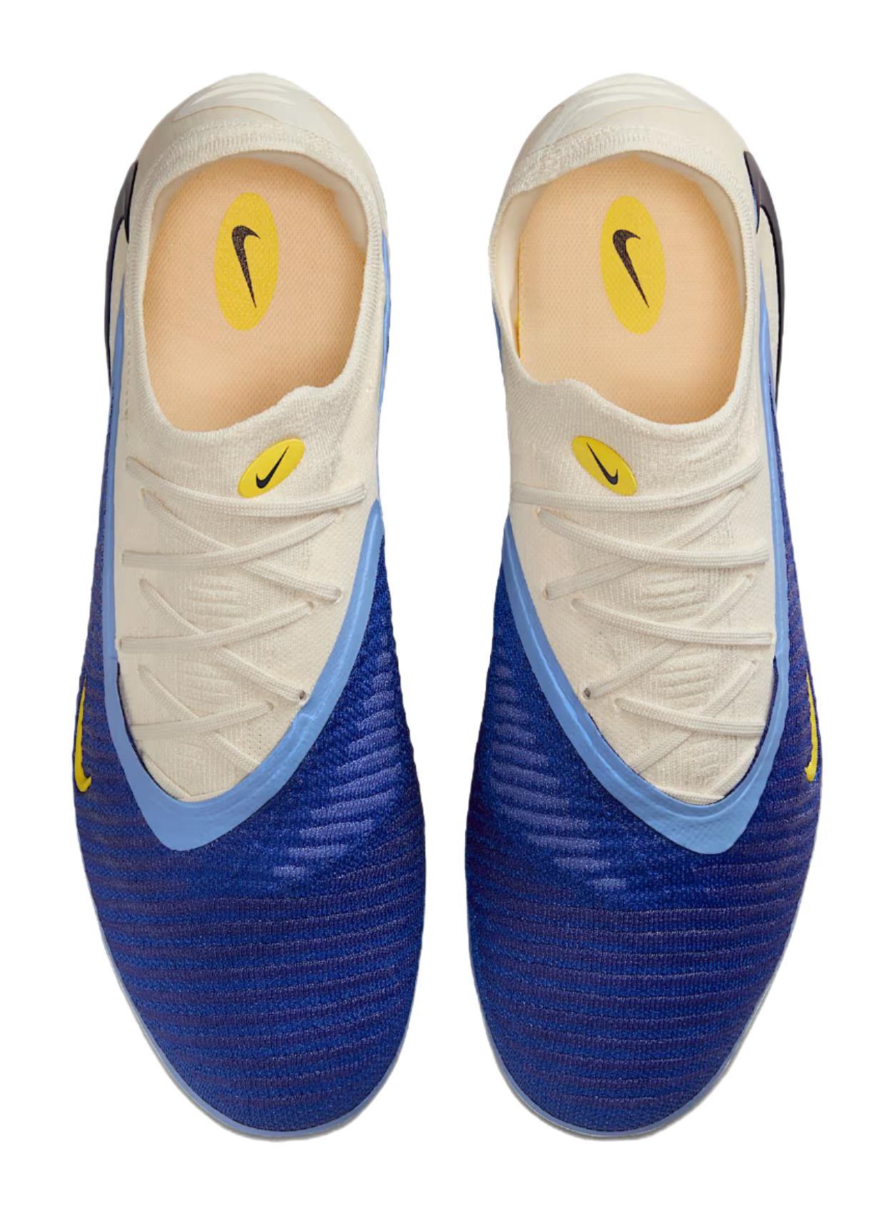 Nike Abrasion Resistant Soccer Shoes Mens White Blue  vjsneaker.com