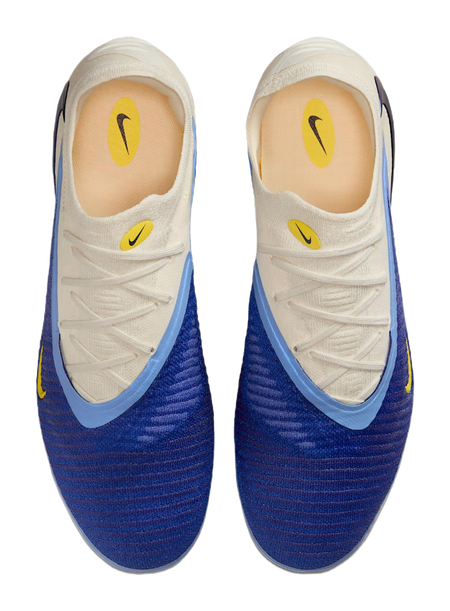 Nike Abrasion Resistant Soccer Shoes Mens White Blue  vjsneaker.com