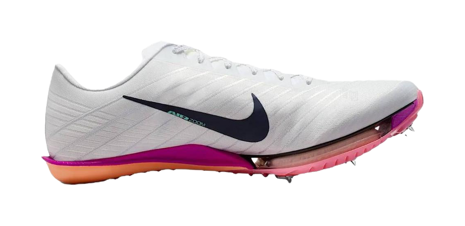 Nike Maxfly 2 Rebound Track And Field Shoes Mens White Black Red  vjsneaker.com