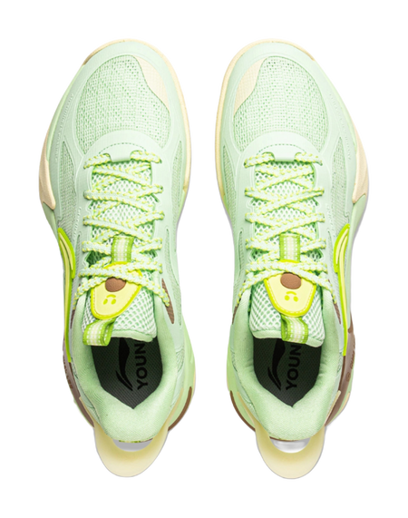 Li Ning YOUNG Fengying 2.0 Fabric Childrens Basketball Shoes Rose Muskmelon Kids  VJSNEAKER