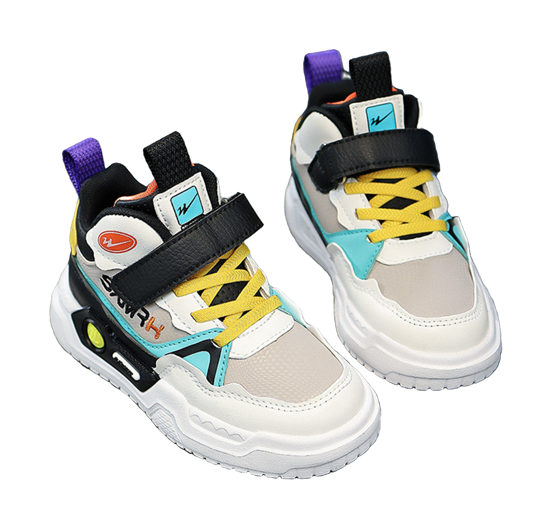 Binary Slip Resistant, Abrasion Resistant, Rebound, Lightweight Cushioning Casual Shoes Kids  VJSNEAKER