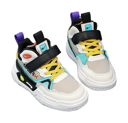 Binary Slip Resistant, Abrasion Resistant, Rebound, Lightweight Cushioning Casual Shoes Kids  VJSNEAKER