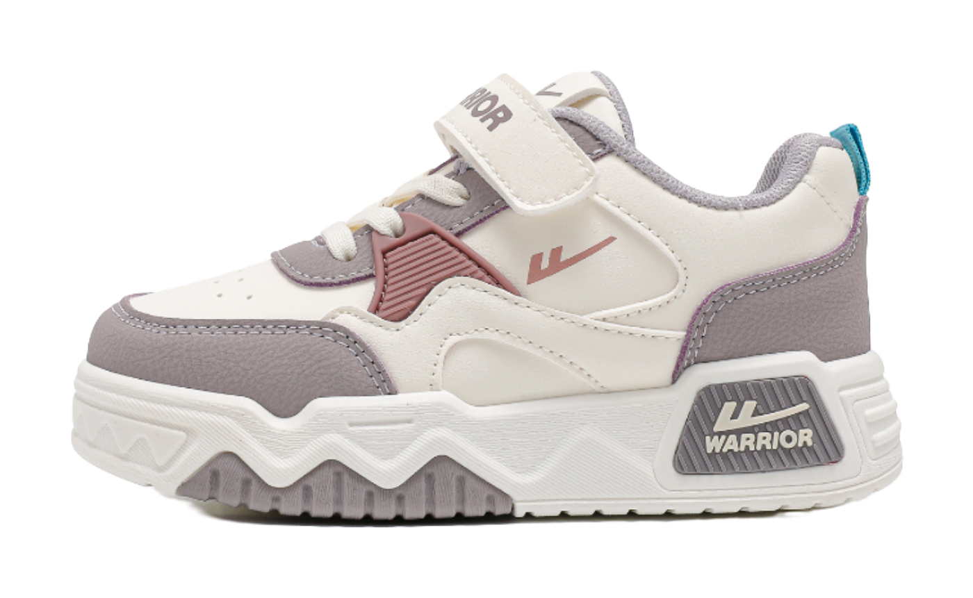 Warrior Boys Athletic Shoes Breathable Lightweight Cushioning Low top Girl Skateboard Shoes Kids  VJSNEAKER