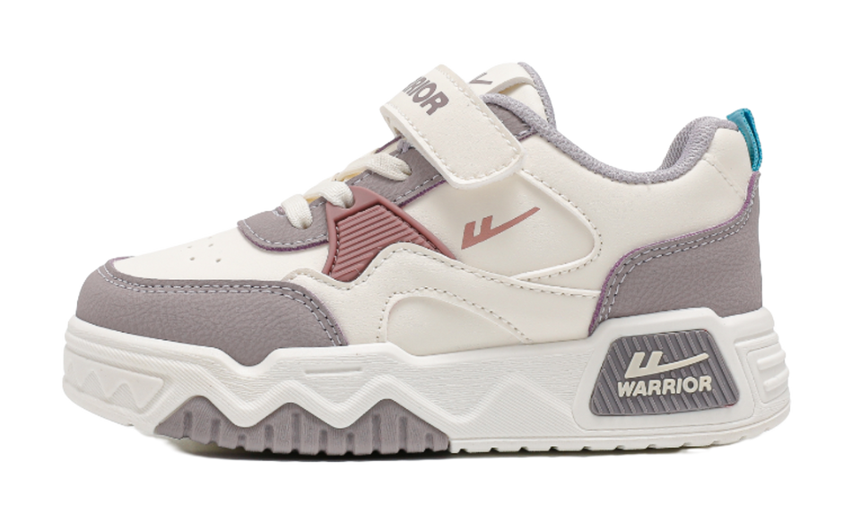 Warrior Boys Athletic Shoes Breathable Lightweight Cushioning Low top Girl Skateboard Shoes Kids  VJSNEAKER