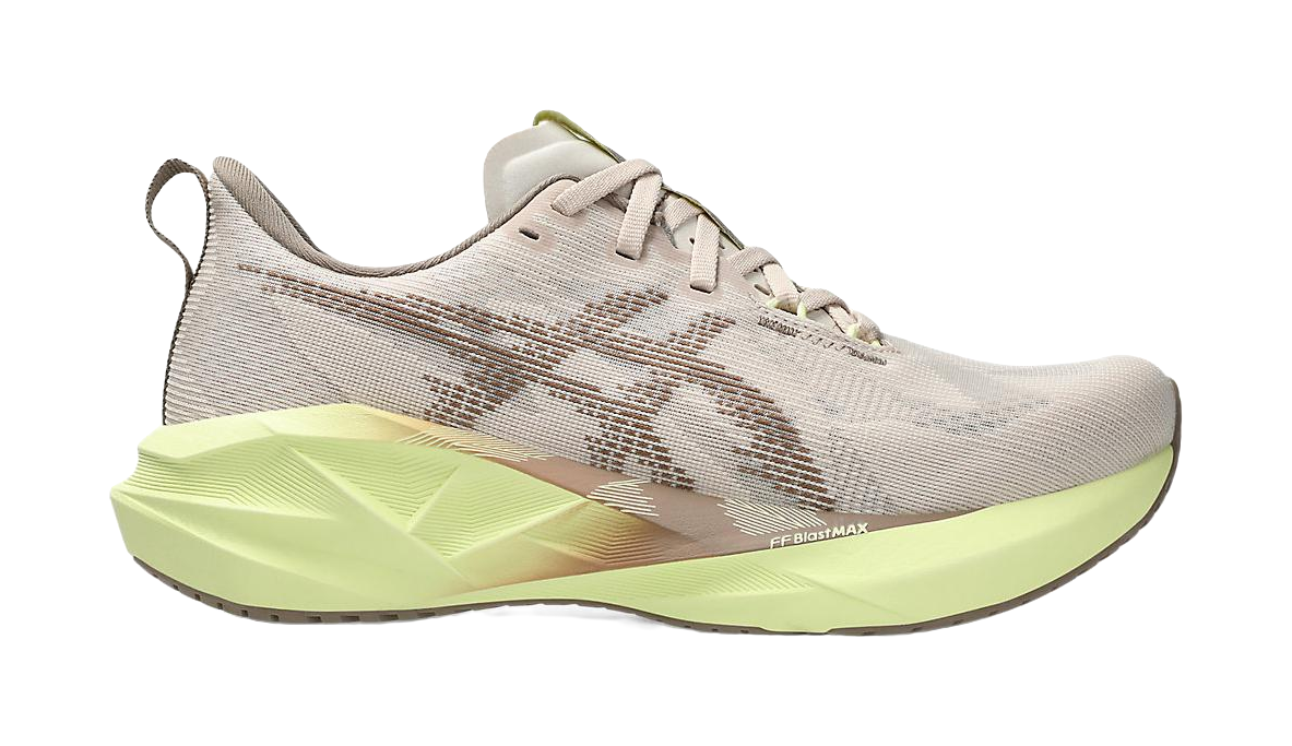 ASICS Novablast 5 Mineral Beige Taupe Grey Womens  vjsneaker.com