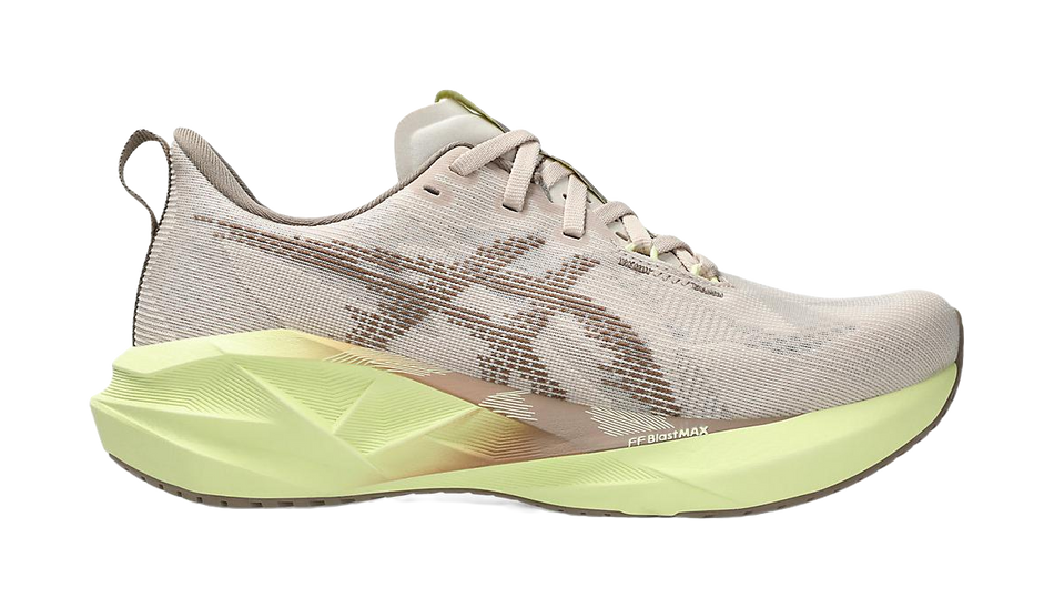 ASICS Novablast 5 Mineral Beige Taupe Grey Womens  vjsneaker.com