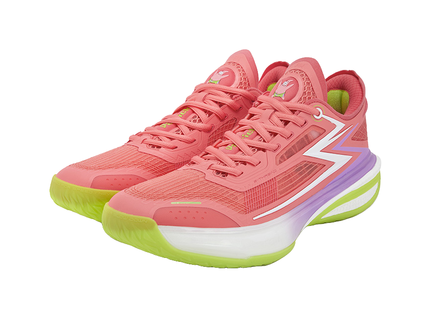 361° Blitz BB Cushioning, Wear Resistant Low top Basketball Shoes Mens Starfish Pink  vjsneaker.com