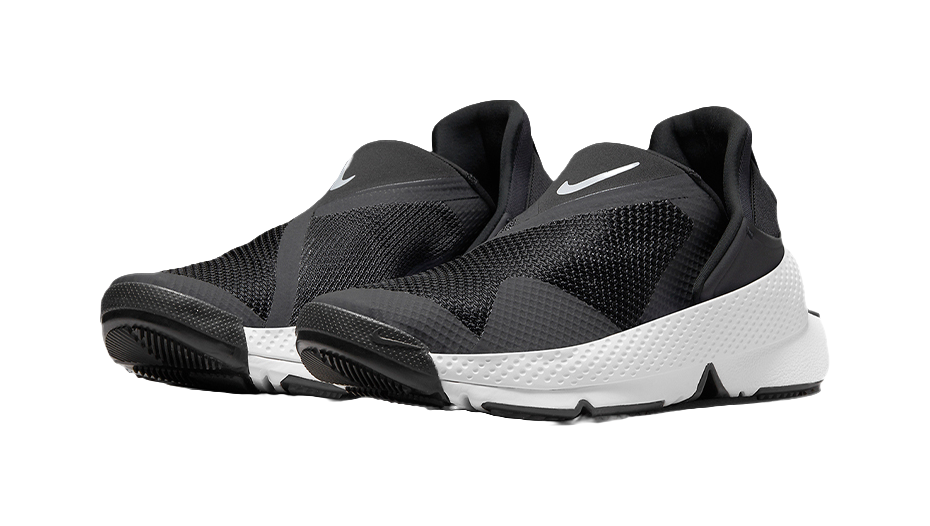 Nike Go FlyEase Black White Womens  vjsneaker.com