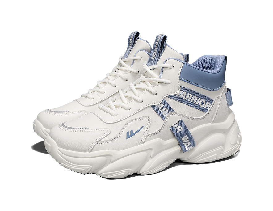 Warrior Cushioning And Breathable High top Chunky Sneakers Men's 
