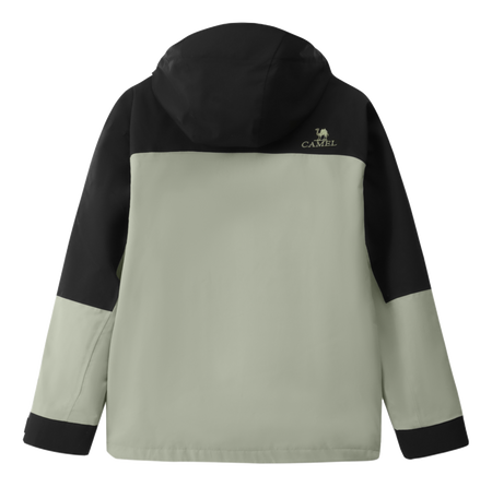 CAMEL Hiking Outdoor Adventure Waterproof, Windproof, Breathable, Abrasion Resistant, Thermal Windbreaker Jacket Unisex  vjsneaker.com