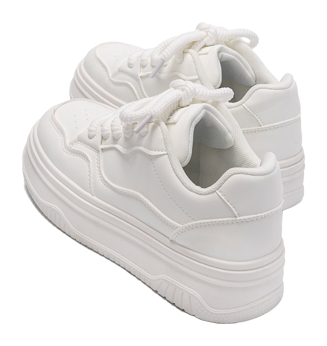 HUANQIU Coverage Lightweight Breathable Height Increasing Low top Skateboard Shoes Women's 