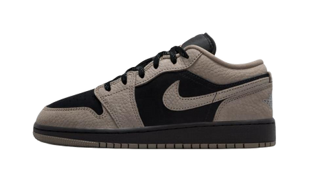 Jordan Air Jordan 1 Low top Childrens Basketball Shoes Brown Black Unisex  vjsneaker.com