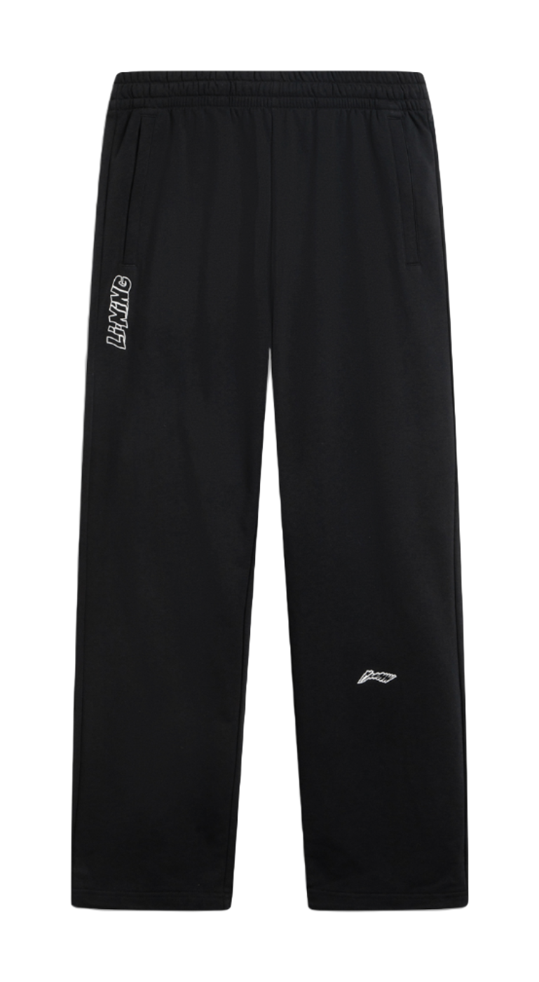 LiNing Sports Life Collection Knitted Sweatpants Mens Black  VJSNEAKER