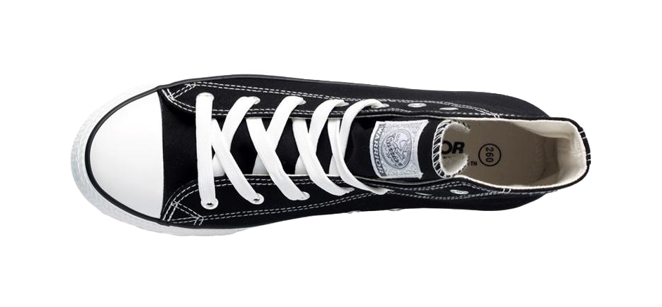 Warrior Slip Resistant, Abrasion Resistant, Breathable High top Canvas Shoes Unisex Black 