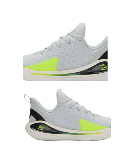 Under Armour Leather, Suede Slip Resistant Abrasion Resistant Low top Childrens Basketball Shoes Gray Unisex  vjsneaker.com