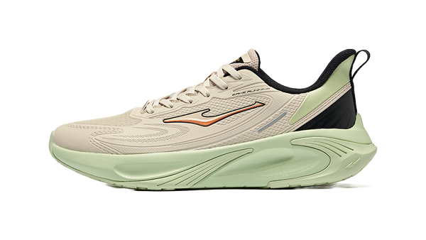 Erke Cushioning Abrasion Resistant Breathable Low top Running Shoes Men's Birch Wood 