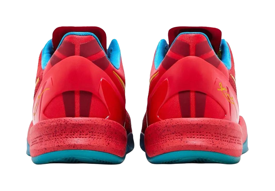 Nike Kobe 8 Rebound Grip Low top Basketball Shoes Unisex Red  vjsneaker.com